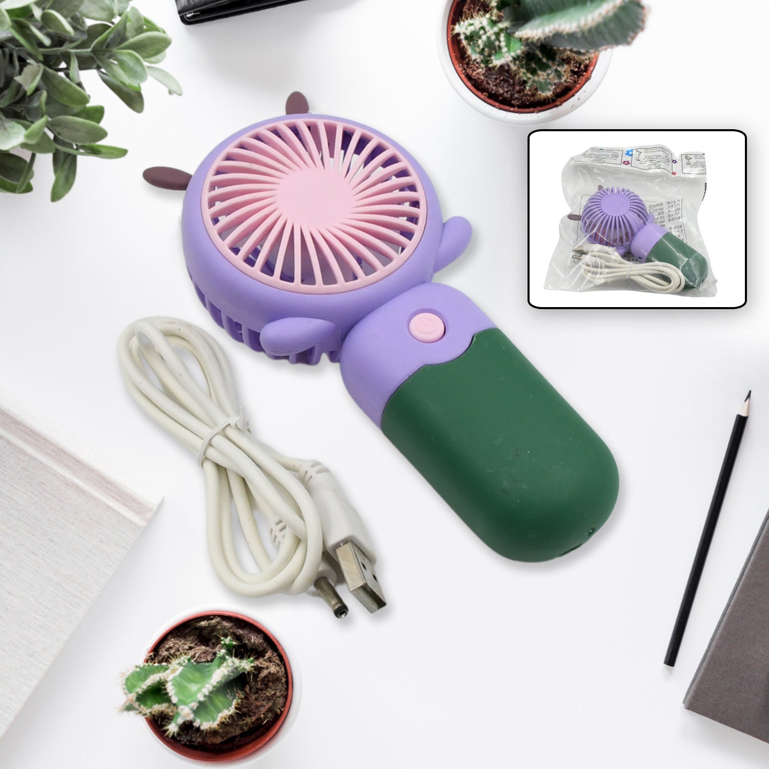 Mini USB Handheld Fan, Portable and lightweight Mini Fan for Home, Office, Travel and Outdoor Use (1 Pc) Mini USB Handheld Fan, Portable and lightweight Mini Fan for Home, Office, Travel and Outdoor Use (1 Pc)